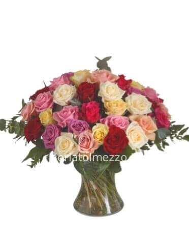 Bouquet di rose miste